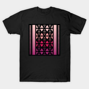 “Dimensional DNA (1)” - V.5 Red - (Geometric Art) (Dimensions) - Doc Labs T-Shirt